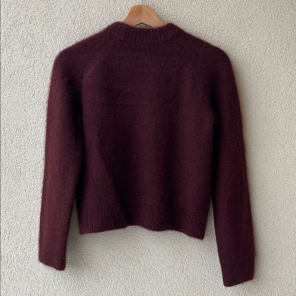COS Merlot Cashmere Cropped Sweater - Picture 5 of 5